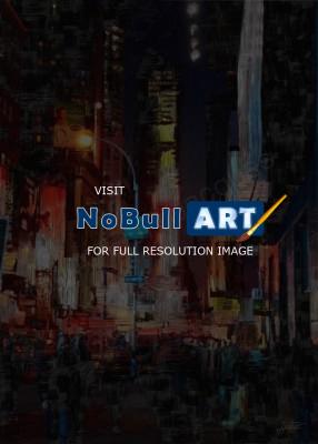 Decoration - Street In New York - 35Mm Film- Digtalpaint